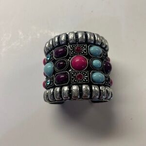 Vibrant Multicolor Statement Bracelet